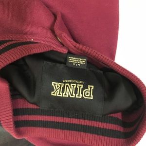 PINK Victoria's Secret Jackets & Coats - PINK Victoria's Secret ruby red varsity jacket PINK Victoria's Secret Jackets & Coats - PINK Victoria's Secret ruby red varsity jacket